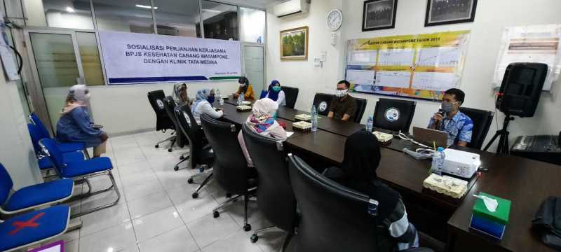 BPJS Kesehatan Jajaki Kerja Sama dengan Klinik Tat Medika Kab. Bone
