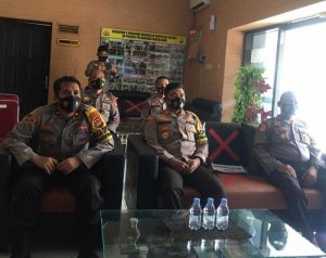 2.10 foto kapolres ikut Kapolres Pelabuhan Ikuti Upacara Hari Kesaktian Pancasila Secara Virtual