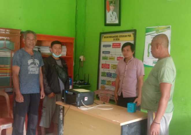 Desa Ujung Baru Sudah Nikmati Jaringan Internet