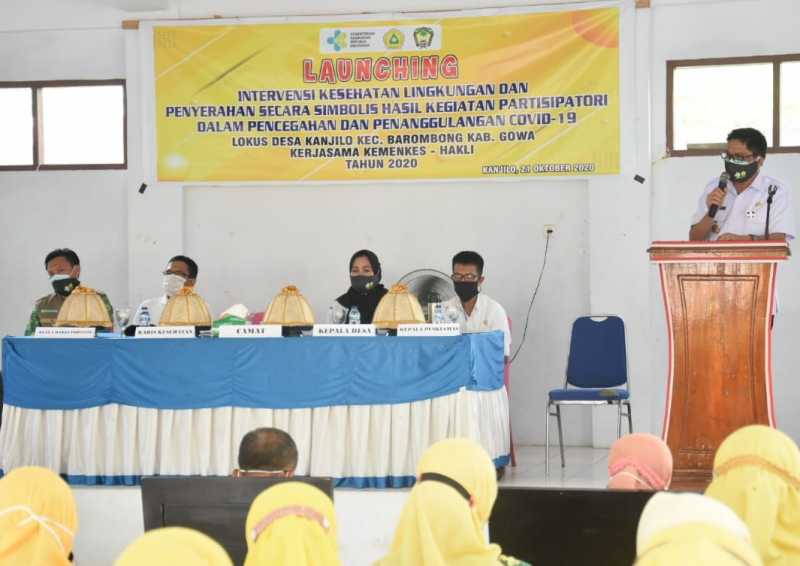Cegah Covid-19, Desa Kanjilo Lokus Partisipatori Intervensi Kesehatan Lingkungan