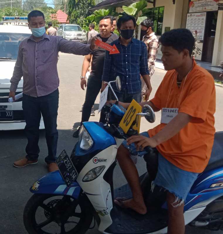 Kapolres Selayar Pantau Rekonstruksi Kasus Kekerasan Anak Dibawah Umur