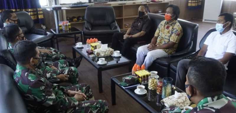 Danlantamal VI Terima Audensi Ketua PGI Sulsel