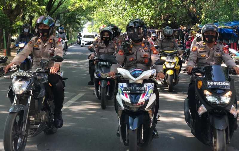 Polres Pelabuhan Gencar Patroli Bermotor,Tingkatkan Keamanan Jelang Pilkada