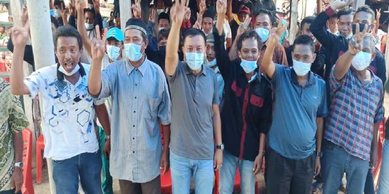Tiba di Pulau Karumpa, Basli Ali dan Rombongan Disambut Antusias Warga