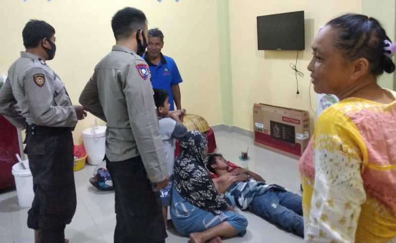 Seorang Warga Hanyut, Ini yang Dilakukan Polsek Enrekang
