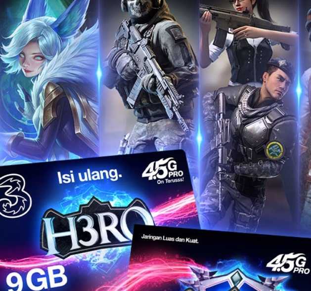 Melalui Ekosistem Gaming H3RO, 3 Indonesia Dorong Industri Mobile Gaming