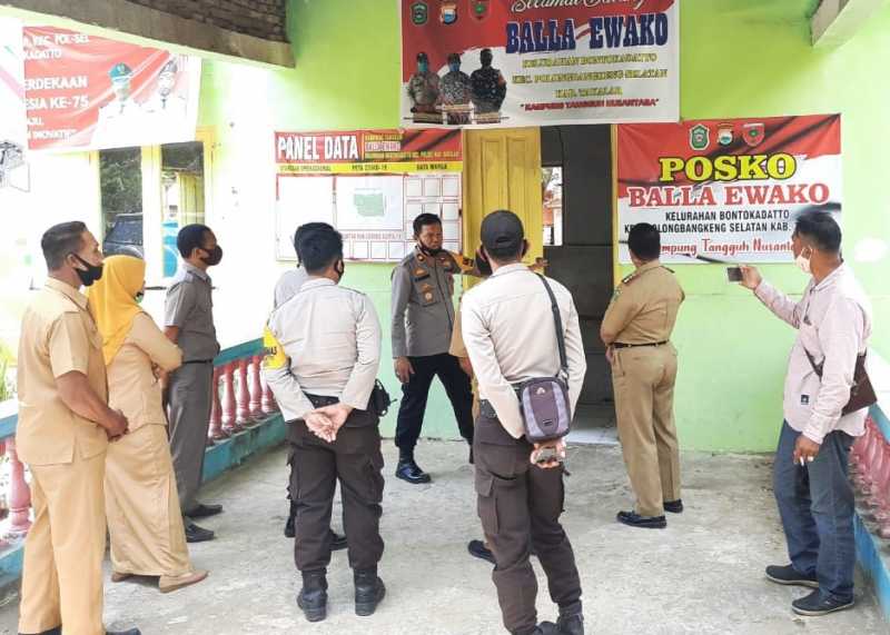 Pastikan Pencegahan Covid-19 Berjalan, Wakapolres Sidak Balla Ewako