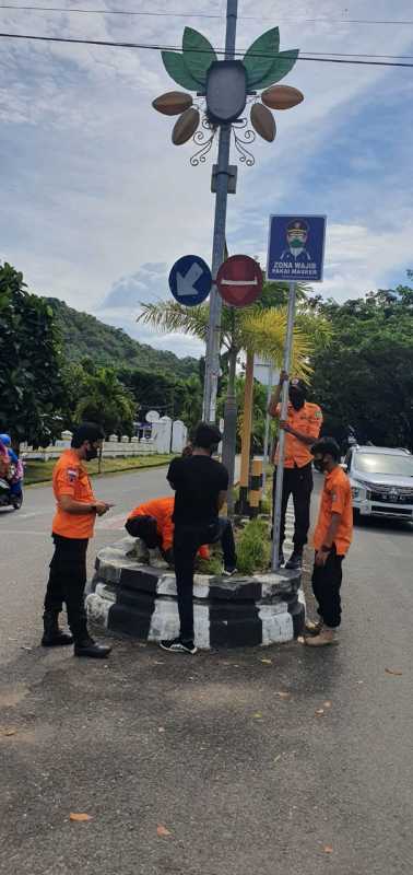 BPBD Luwu Gencar Sosialisasi Pakai Masker