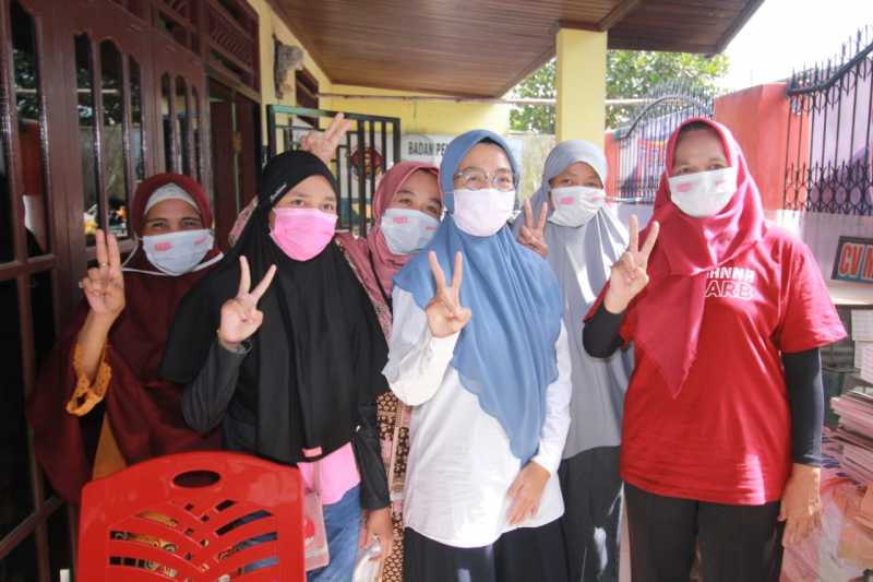 Dukung Penuh Appi di Pilwali Makassar, Melinda Aksa Ikut Blusukan