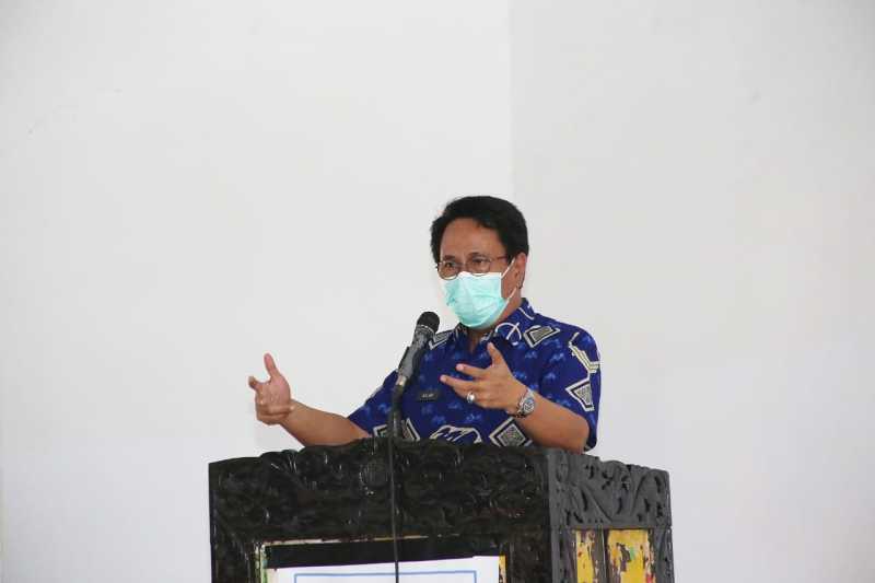 Aslam Patonangi Harap KNPI Gowa Jadi Pionir Penerapan Perda Wajib Masker