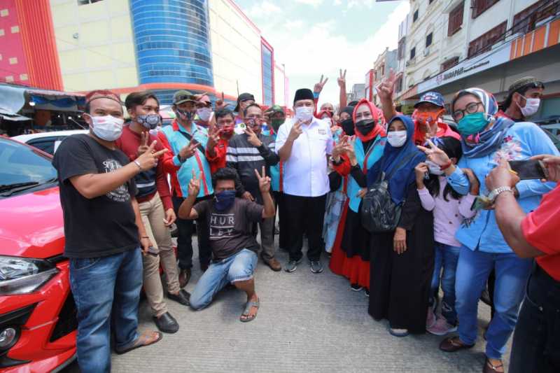 Tiga Asosiasi Pedagang Pasar Sentral Solid Pilih Appi-Rahman