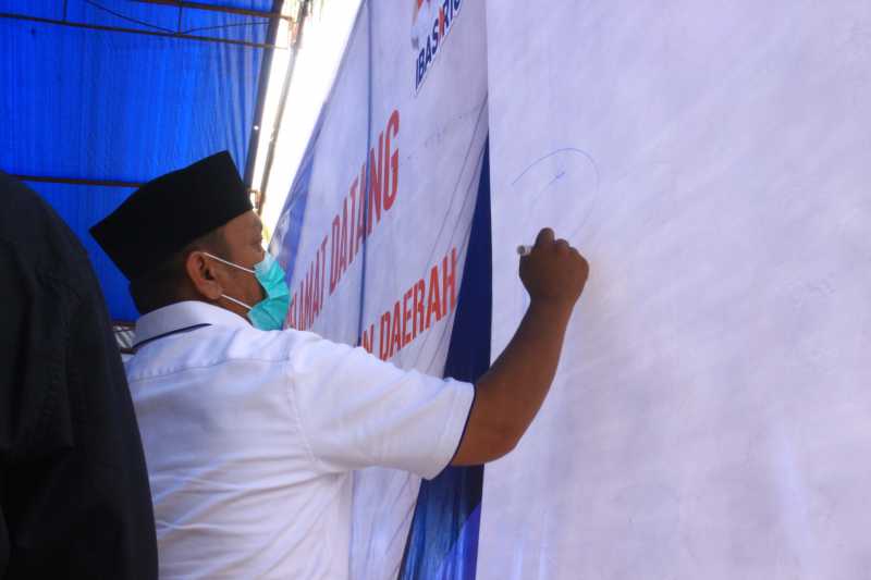 Pjs Bupati Lutim dan Forkopimda Sambangi Posko Paslon Peserta Pilkada