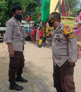 Jelang Maulid Cikoang, PersonEl Polsek Marbo Siaga