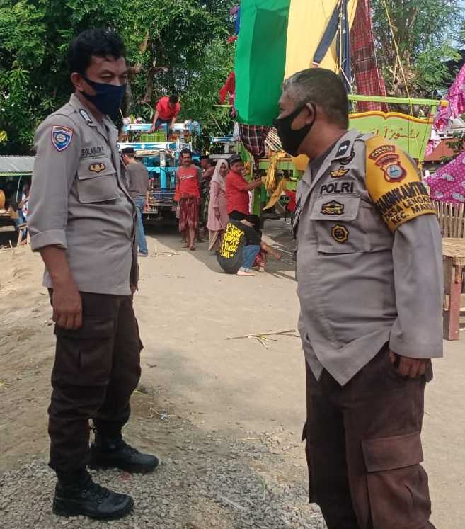 Jelang Maulid Cikoang, PersonEl Polsek Marbo Siaga