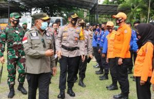 15.11 foto taka apel TNI,Polri dan Pemkab Takalar Apel Siaga Penanggulangan Bencana