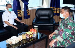 Danlantamal VI Terima Kunjungan Kehormatan Kepala BNNP Sulsel