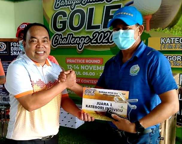 Harumkan Lantamal VI, PGAL Makassar Raih Juara I Di Golf Club Challenge 2020