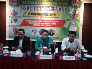 24.11 foto uit Pemilihan Dekan FH UIT, Tiga Calon Berkompetisi