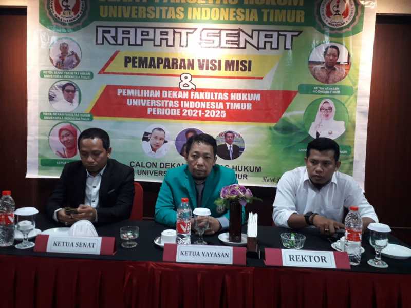 Pemilihan Dekan FH UIT, Tiga Calon Berkompetisi