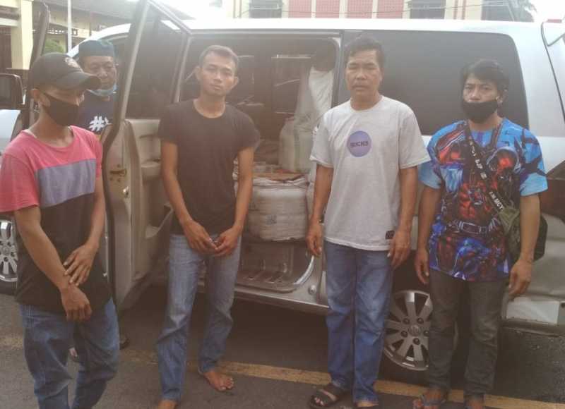 Patmor Polres Takalar Amankan Ribuan Liter Ballo' dari Jeneponto