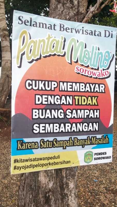 Kades Sorowako Minta Wisatawan Jaga Kebersihan Pantai Molino