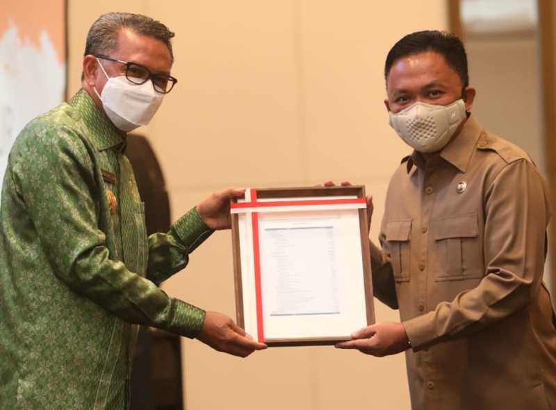 Bupati Bantaeng Hadiri Penyerahan DIPA Tahun Anggaran 2021
