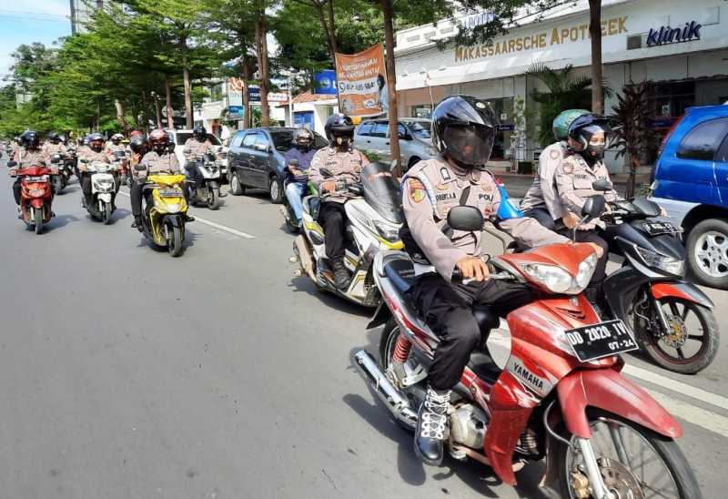 Jelang Pilkada Serentak 2020, Polres Pelabuhan Gencar Patroli