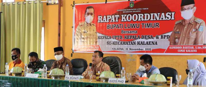 Rakor di Kalaena, Jayadi Nas Ingatkan Jangan Kendor Soal Covid-19