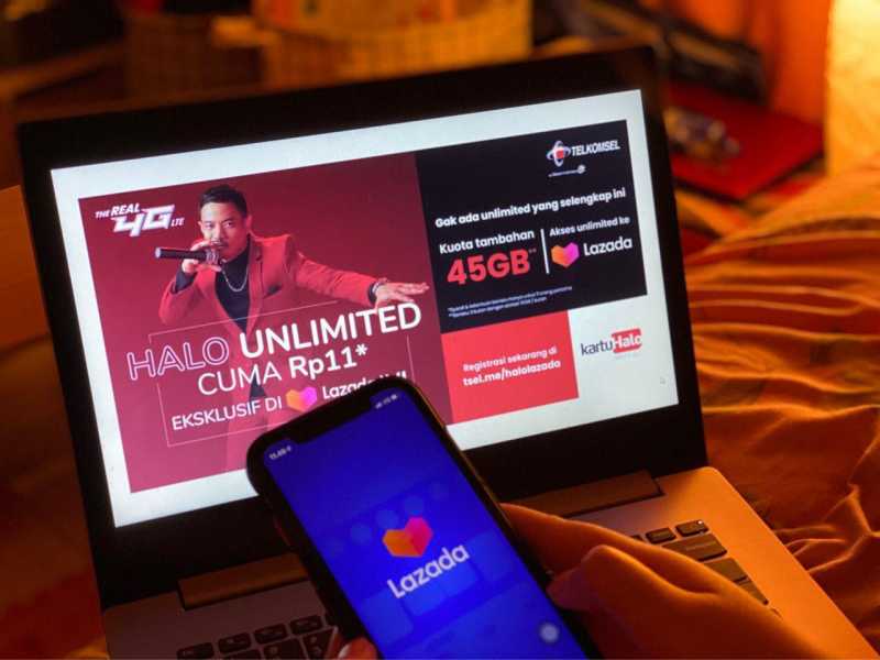 Kolaborasi Telkomsel dan Lazada, Hadirkan Promo Bebas Akses, Bonus Kuota, Diskon Jutaan Rupiah Hingga Voucher Belanja