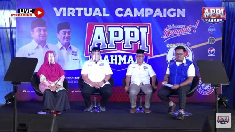 Warga Makassar Jadikan Momen Kampanye Virtual Appi-Rahman Ajang Curhat dan Berkeluh Kesah