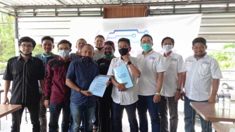 Pengurus SMSI Kota Parepare Terima SK Pengurus