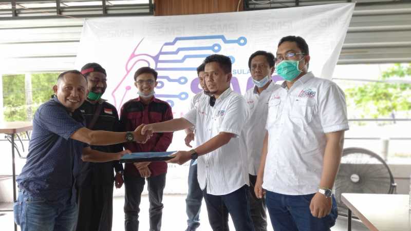 Pengurus SMSI Kota Parepare Terima SK Pengurus