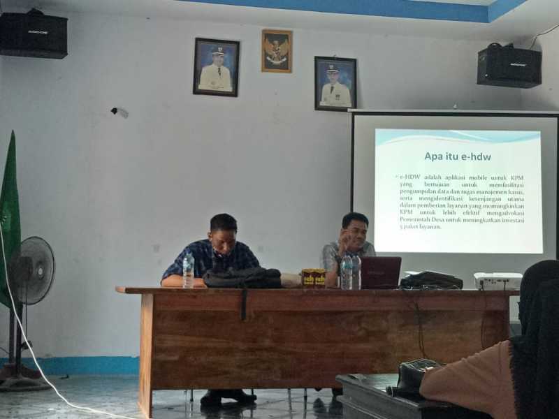 TPP P3MD Moncongloe Gelar IST Aplikasi eHDW ke KPM