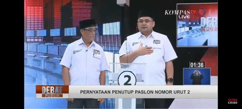 Kata Penutup Debat Appi-Rahman Menggugah Perasaan Simpati Masyarakat
