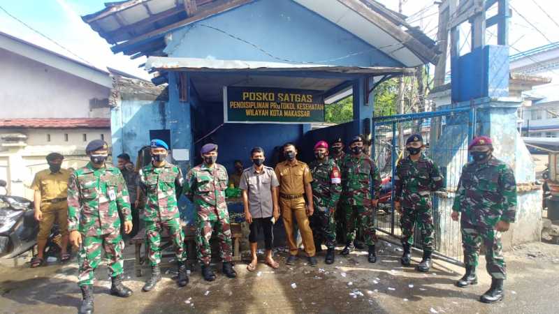 Itjen TNI Laksanakan Uji Petik Pelaksanaan dan Penanganan Covid – 19 di  Lantamal VI