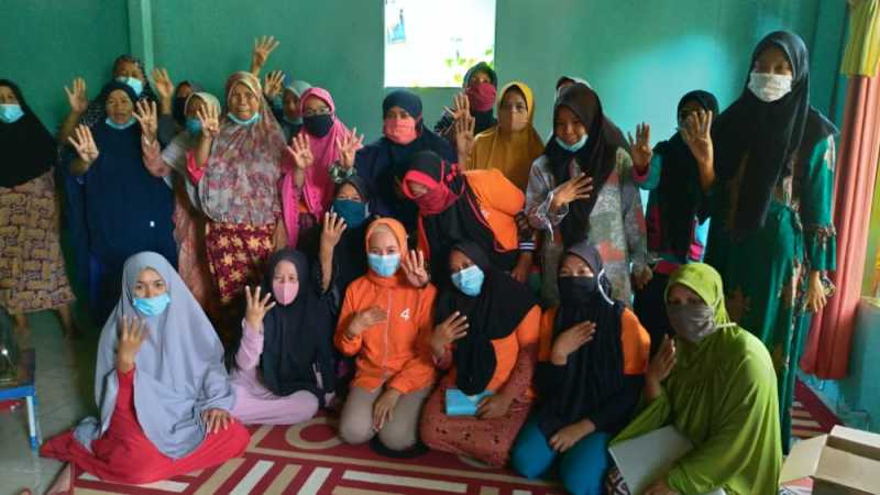 Menginspirasi, Emak-emak Kompak Dukung Calon Bupati Perempuan Andi Nirawati