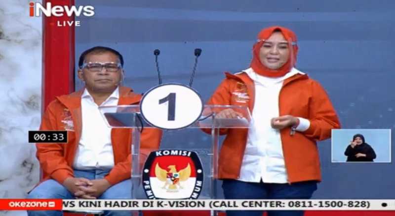 Tampil Kekinian di Debat, Begini Gaya Danny-Fatma 
