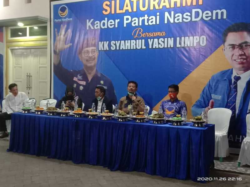 Syahrul Beri Motivasi Kader NasDem Kecamatan Tamalanrea
