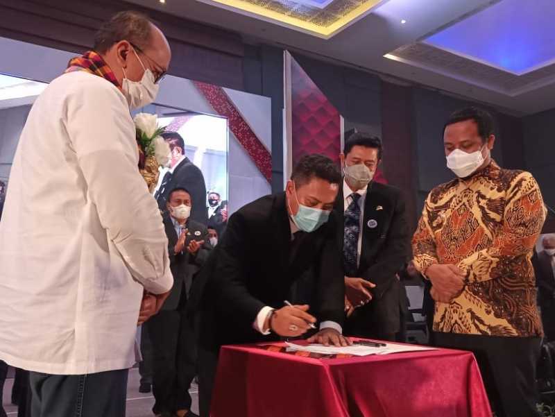 Pelantikan Ketua Kadin Sulsel Utamakan Prokes Covid-19
