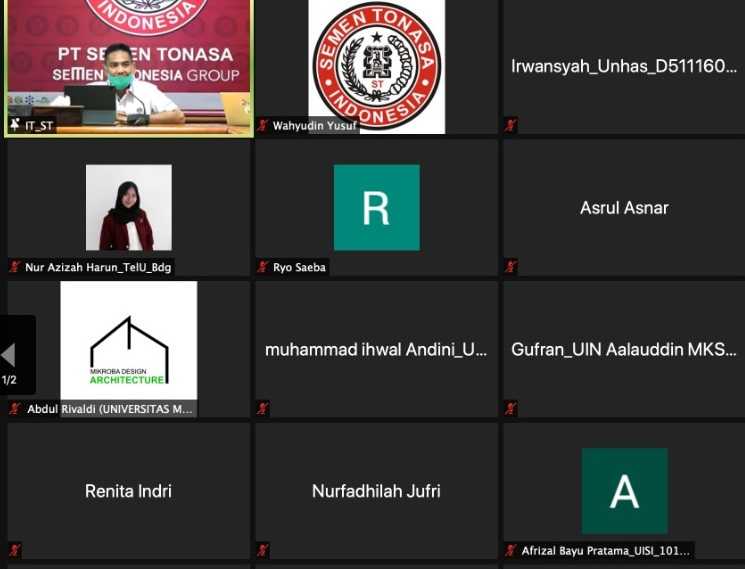 PT Semen Tonasa Umumkan Pemenang Lomba Desain dan Inovasi Mahasiswa 2020, Ini Pemenangnya