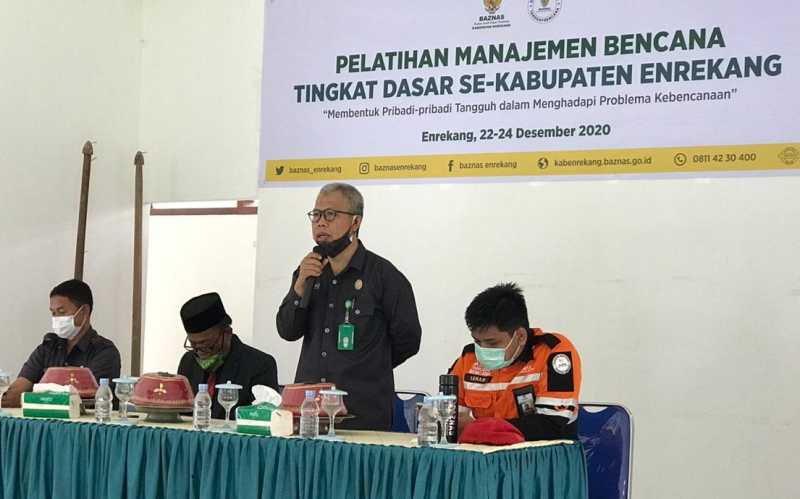 BAZNAS Enrekang Pelatihan Managemen Dasar Bencana