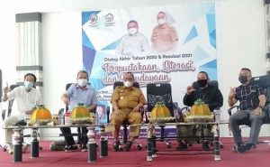 Dialog Akhir Tahun 2020 dan Resolusi 2021, Kadis Perpus dan Kearsipan Sulsel Apresiasi Penggiat Literasi