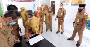 Wakil Bupati Gowa Sidak Kehadiran ASN