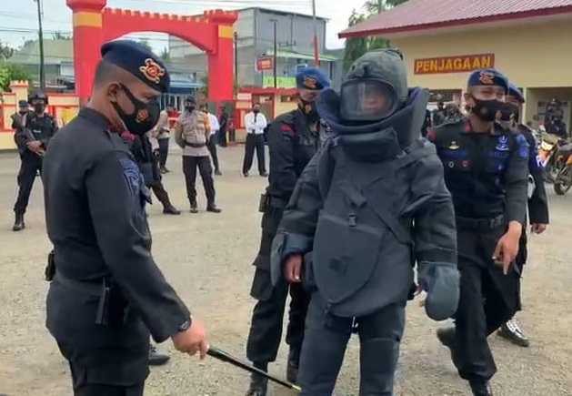 Jelang Pengamanan Malam Tahun Baru, Dan Yon C Cek Kesiapan Anggotanya