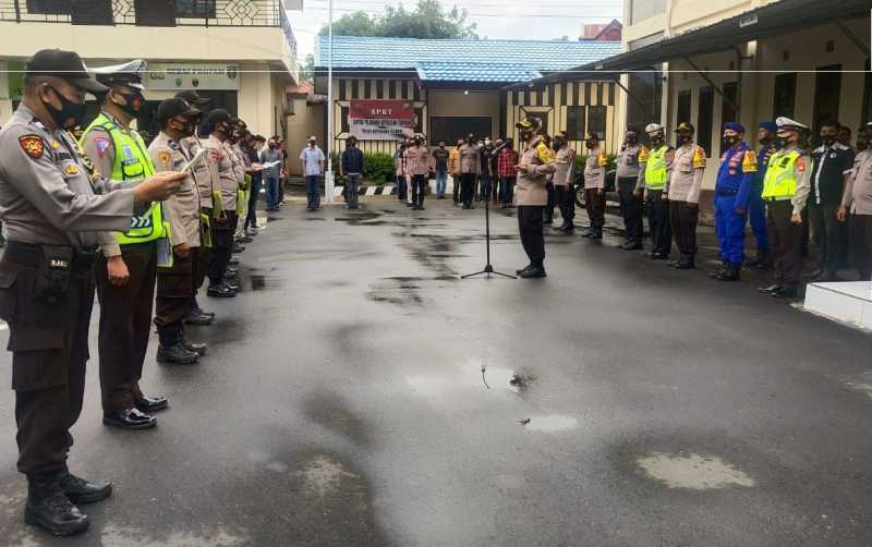 Kapolres Selayar Pimpin Apel Gelar Pasukan, Ini Arahannya
