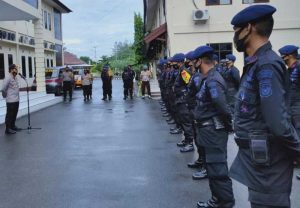 Dua SSK Pasukan Brimob Bone Disebar di Tiga Kabupaten