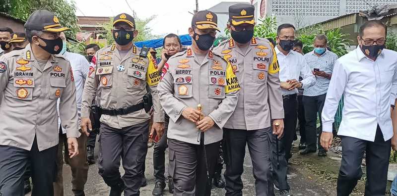 Kapolda Pantau Sejumlah TPS di Makassar