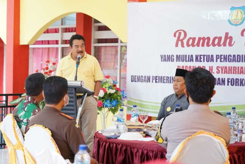 Ketua Pengadilan Tinggi Makassar Silaturahmi Dengan Jajaran Pemkab Selayar 