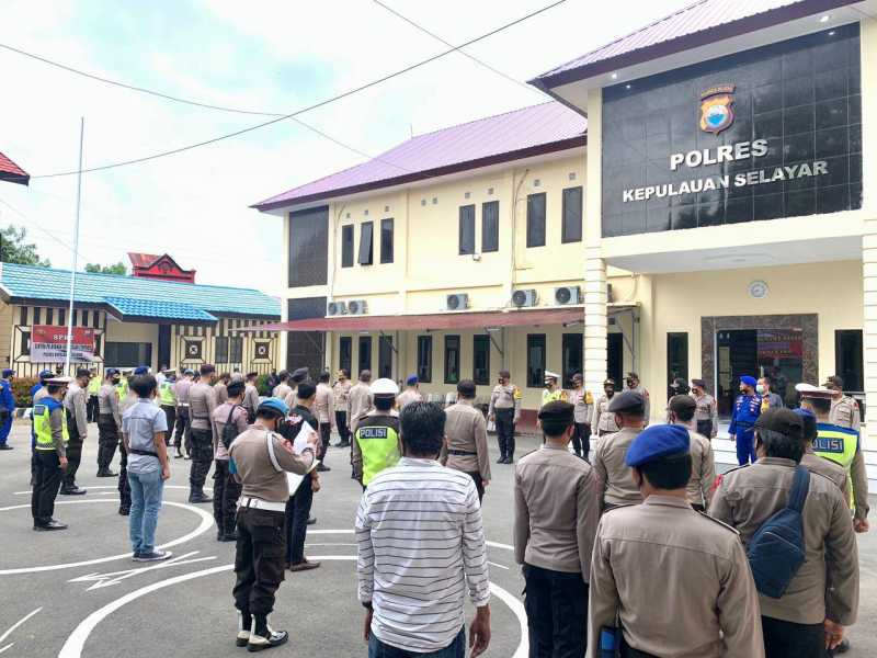 Kapolres Selayar : Terimakasih Atas Apresiasi Personil Dalam Mengawal Pengamanan Pilkada