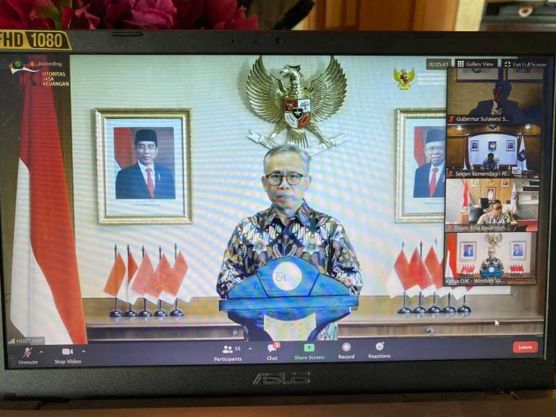 OJK Daulat Nurdin Abdullah Bicara Soal Pemulihan Ekonomi Nasional